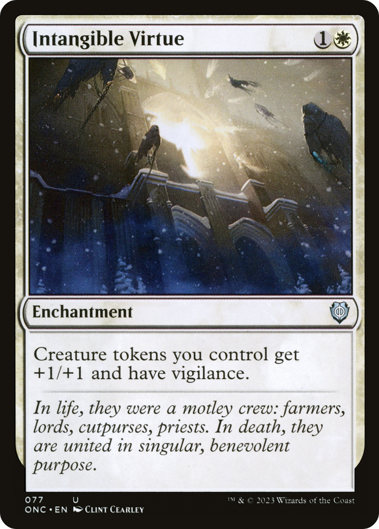 Intangible Virtue (ONC-077)  - Phyrexia: All Will Be One Commander
