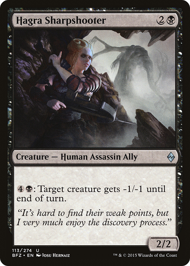 Hagra Sharpshooter (BFZ-113)  - Battle for Zendikar