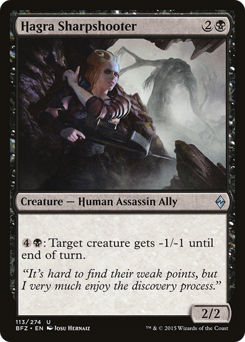 Hagra Sharpshooter (BFZ-113)  - Battle for Zendikar