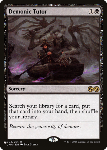 Demonic Tutor (UMA) (LIST-093/254)  - The List