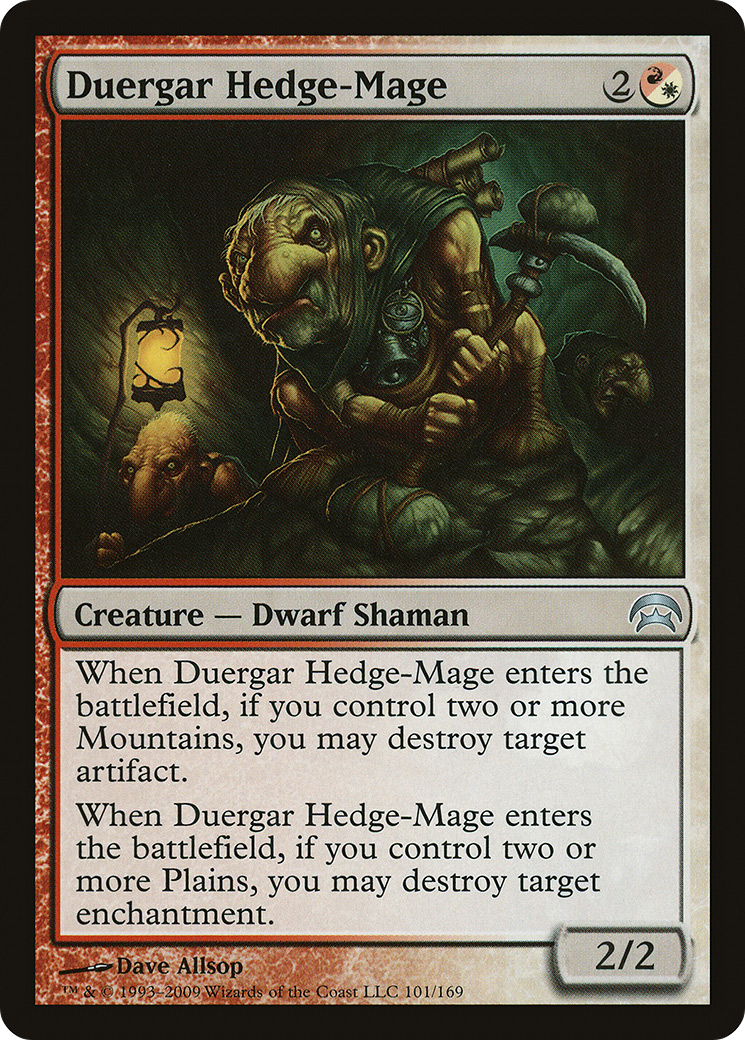 Duergar Hedge-Mage (HOP-101)  - Planechase