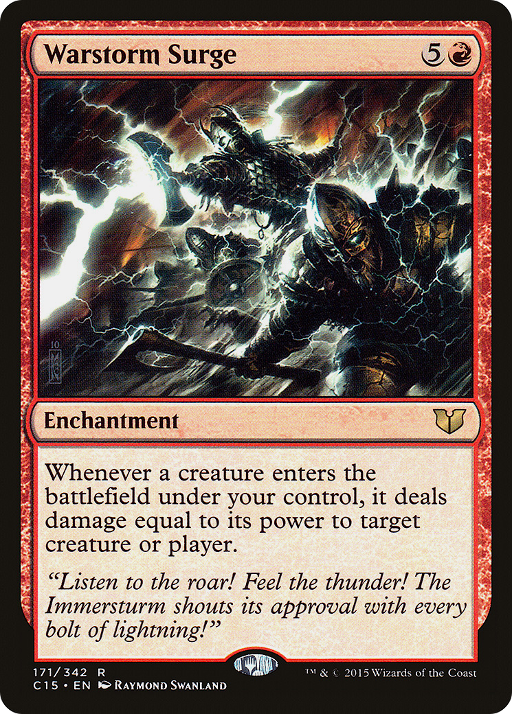 Warstorm Surge (C15-171)  - Commander 2015