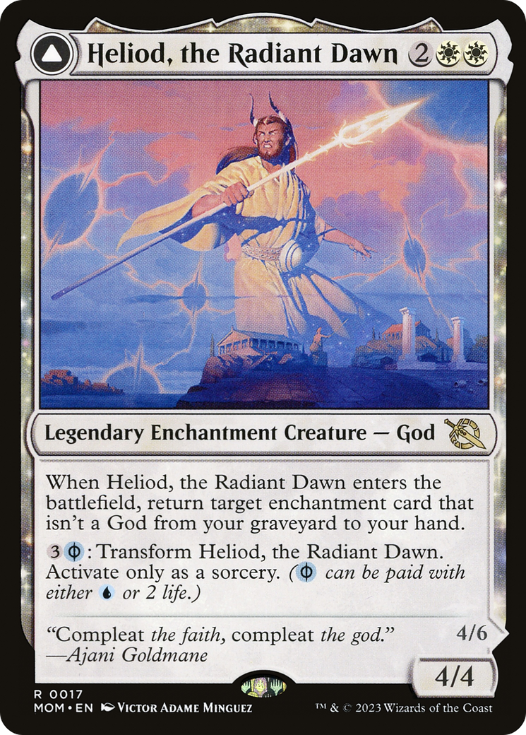 Heliod, the Radiant Dawn (MOM-017)  Foil - March of the Machine: (enchantment)