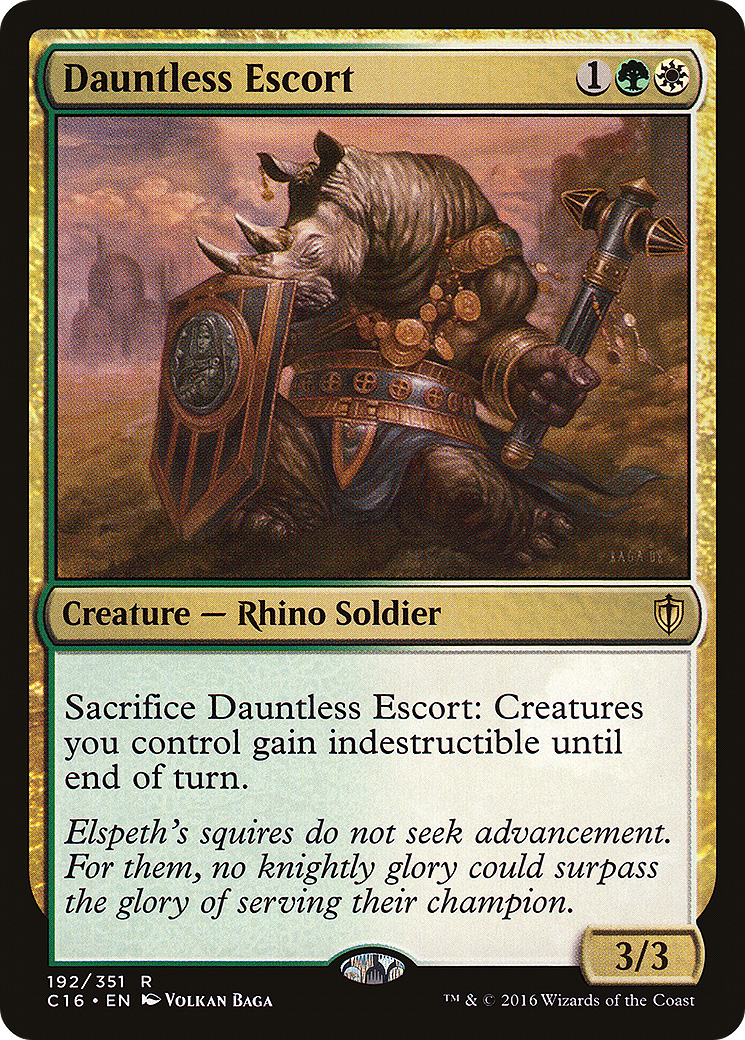 Dauntless Escort (C16-192)  - Commander 2016
