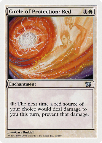 Circle of Protection: Red (8ED-013) - Eighth Edition