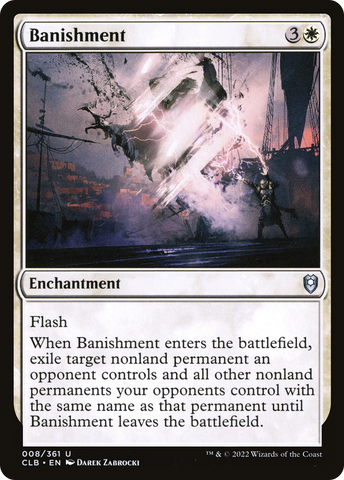 Banishment (CLB-008)  Foil - Commander Legends: Battle for Baldur's Gate