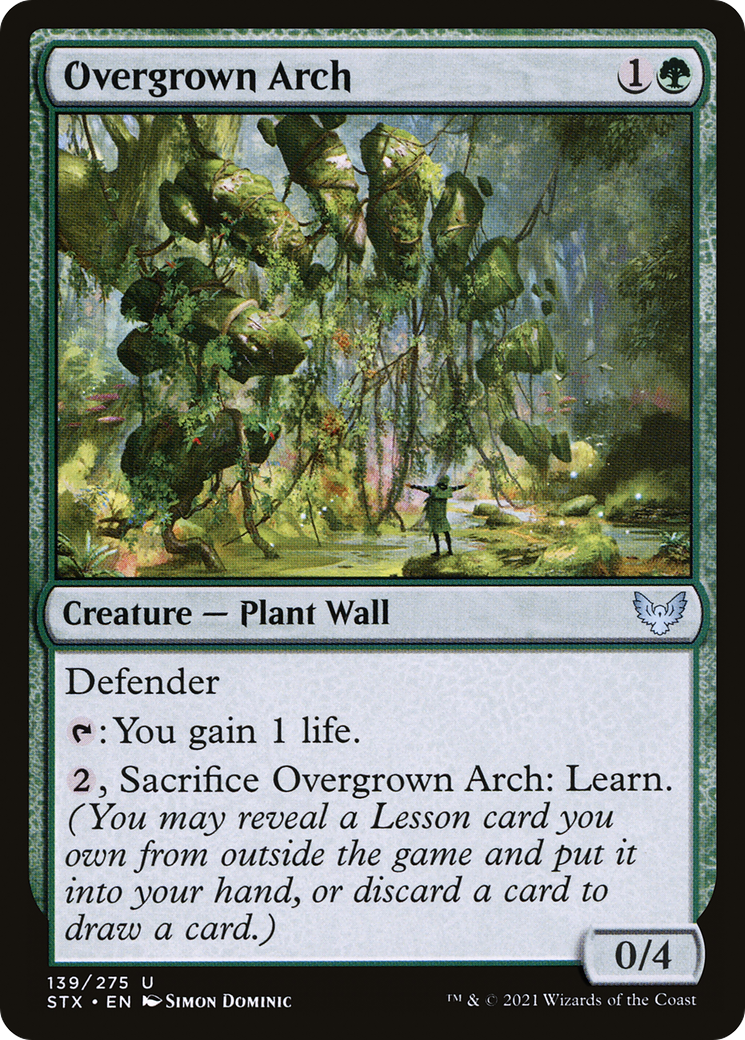 Overgrown Arch (STX-139)  - Strixhaven: School of Mages