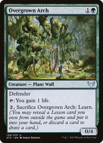 Overgrown Arch (STX-139)  - Strixhaven: School of Mages