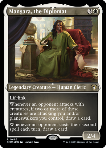 Mangara, the Diplomat (CMM-466)  Etched Foil - Commander Masters