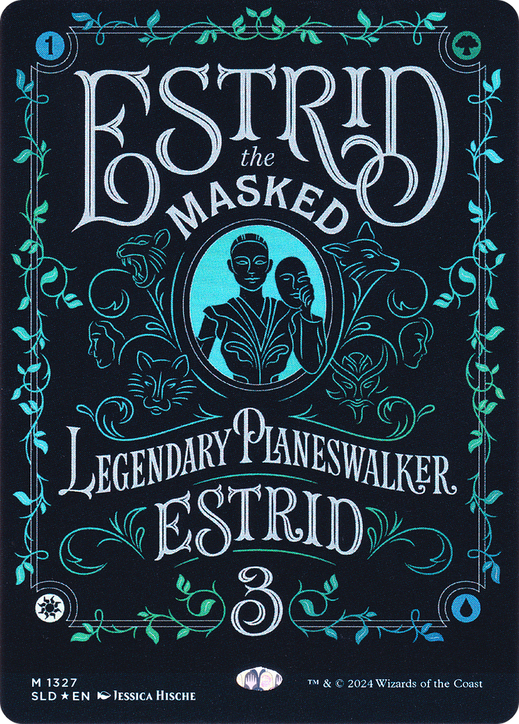 Estrid, the Masked (SLD-1327)  Foil - Secret Lair Drop (Borderless)
