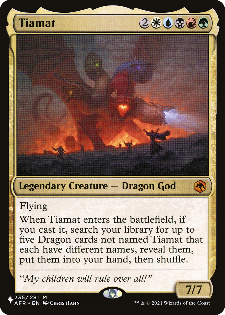 Tiamat (LIST-235/281)  - The List