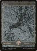 Forest (VOW-412)  Etched Foil - Innistrad: Crimson Vow