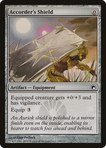 Accorder's Shield (SOM-136)  Foil - Scars of Mirrodin
