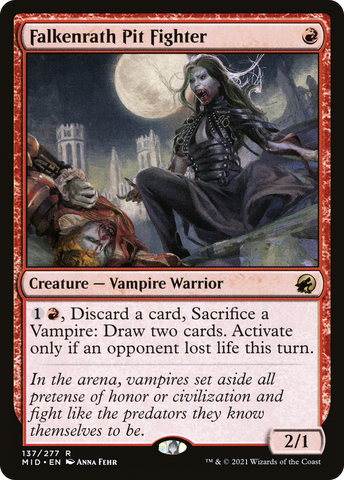Falkenrath Pit Fighter (MID-137)  - Innistrad: Midnight Hunt