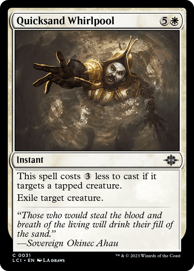 Quicksand Whirlpool (LCI-031)  Foil - The Lost Caverns of Ixalan