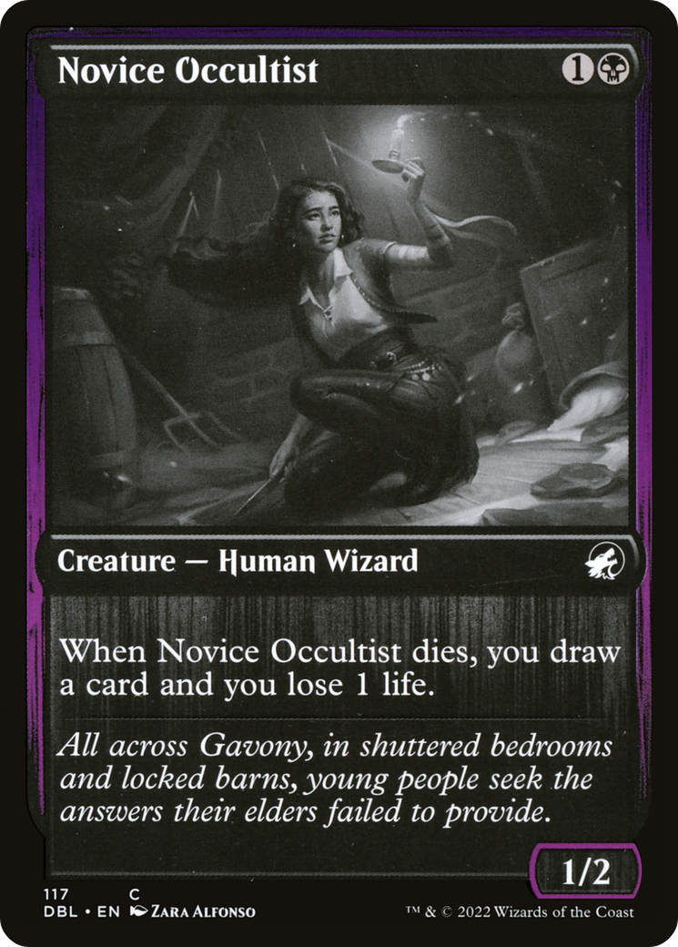 Novice Occultist (DBL-117)  - Innistrad: Double Feature