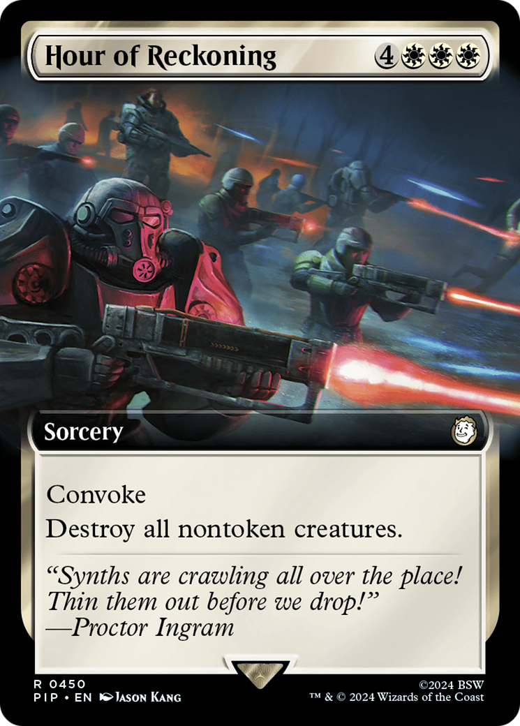 Hour of Reckoning (Extended Art) (PIP-450)  Foil - Fallout: (Extended Art)