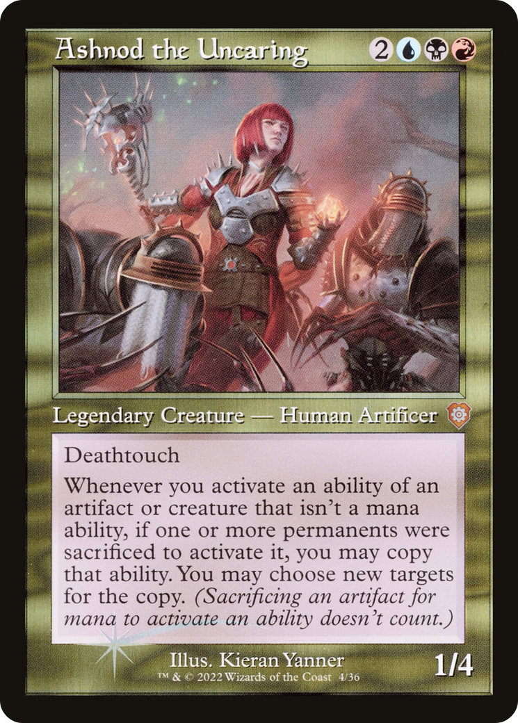 Ashnod the Uncaring (Retro Frame) (BRC-004)  - The Brothers' War Commander