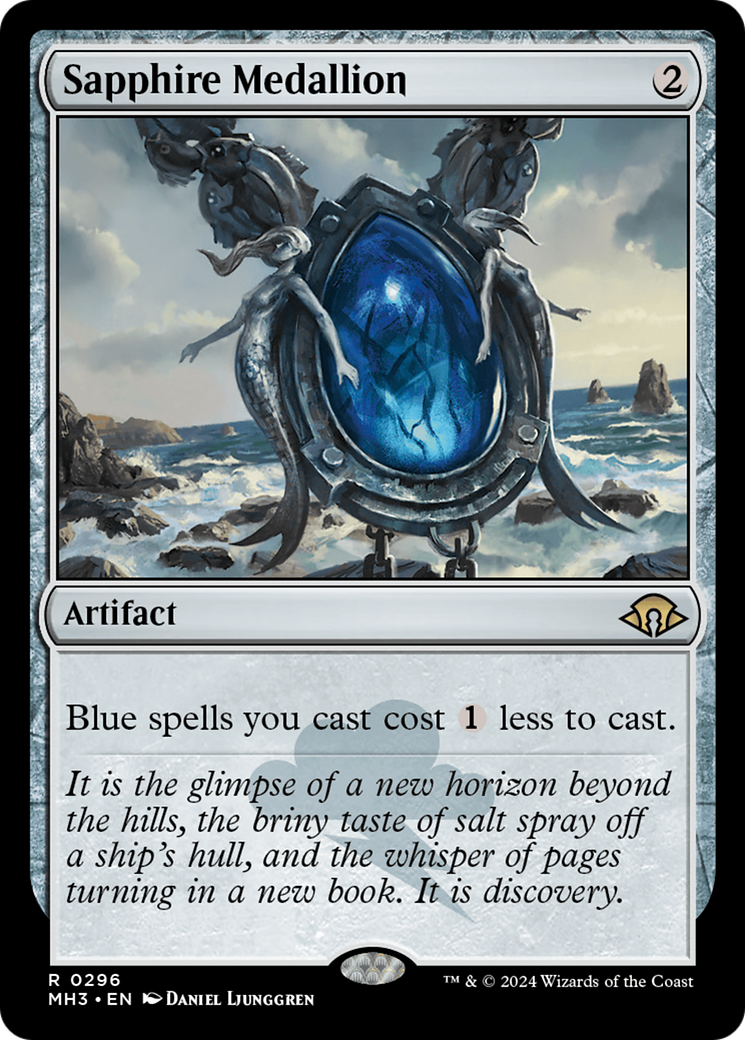 Sapphire Medallion (MH3-296)  Foil - Modern Horizons 3