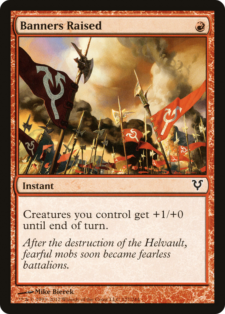 Banners Raised (AVR-127)  - Avacyn Restored