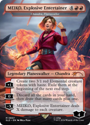 MEIKO, Explosive Entertainer - Chandra, Flamecaller (Rainbow Foil) (SLD-807)  Foil - Secret Lair Drop / MEIKO, Explosive Entertainer (Borderless)