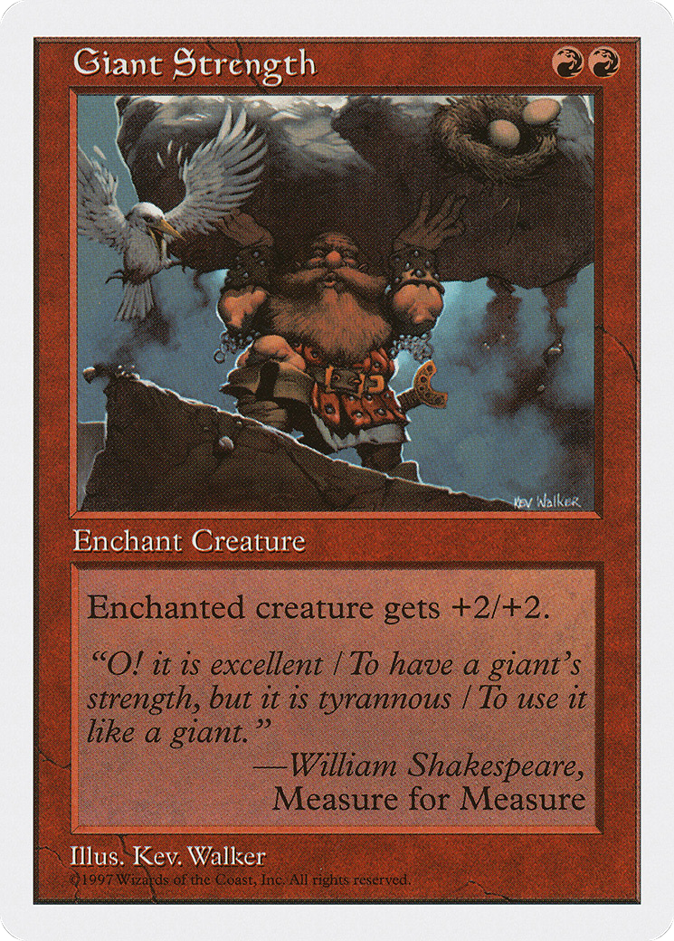 Giant Strength (5ED-)  - Fifth Edition