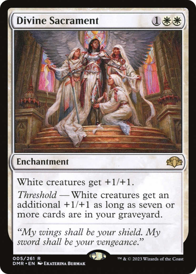 Divine Sacrament (DMR-005)  Foil - Dominaria Remastered