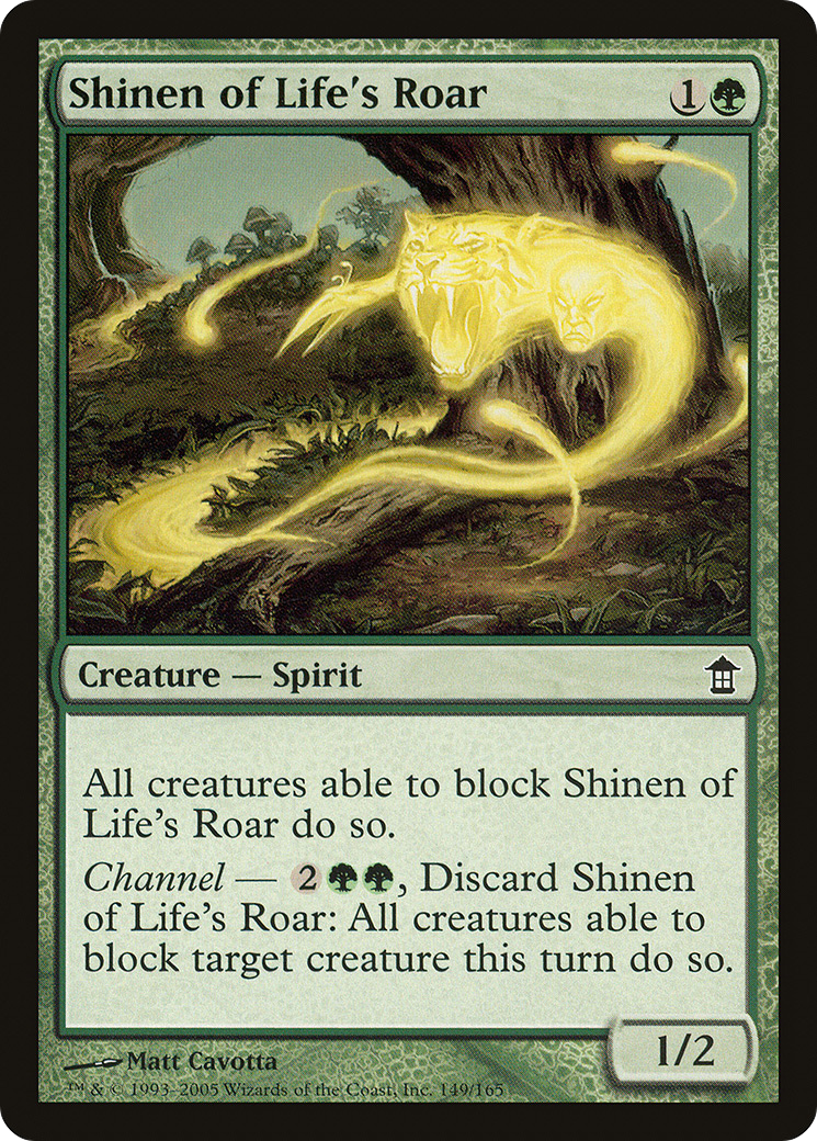 Shinen of Life's Roar (SOK-149)  Foil - Saviors of Kamigawa