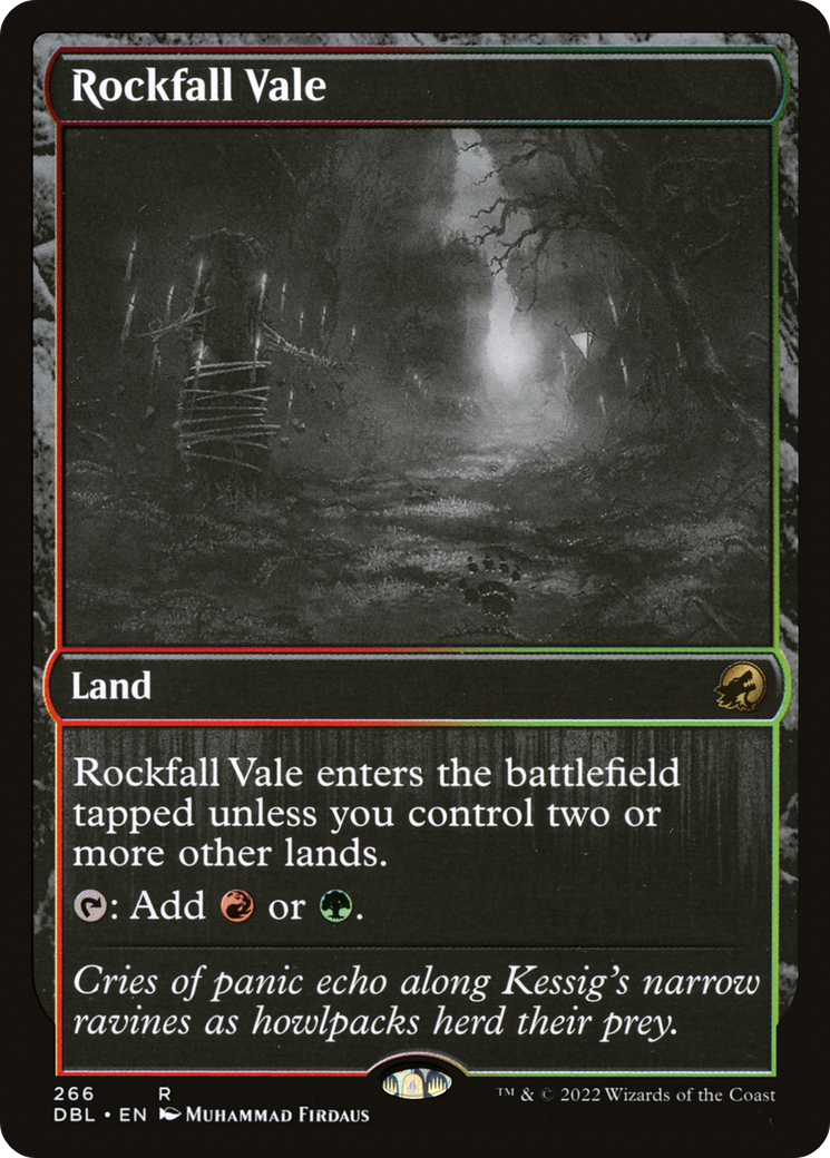 Rockfall Vale (DBL-266)  - Innistrad: Double Feature