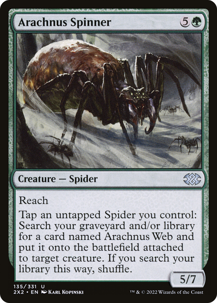 Arachnus Spinner (2X2-135)  - Double Masters 2022