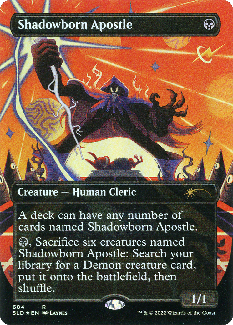 Shadowborn Apostle (684) (SLD-684)  Foil - Secret Lair Drop (Borderless)