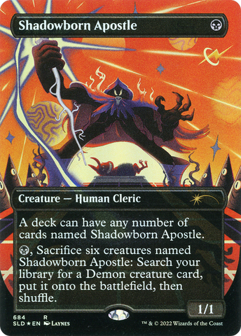 Shadowborn Apostle (684) (SLD-684)  Foil - Secret Lair Drop (Borderless)