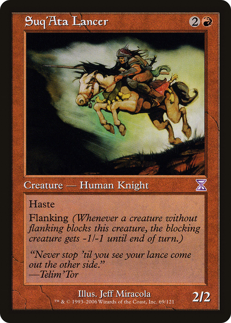 Suq'Ata Lancer (TSB-069)  Foil - Time Spiral Timeshifted