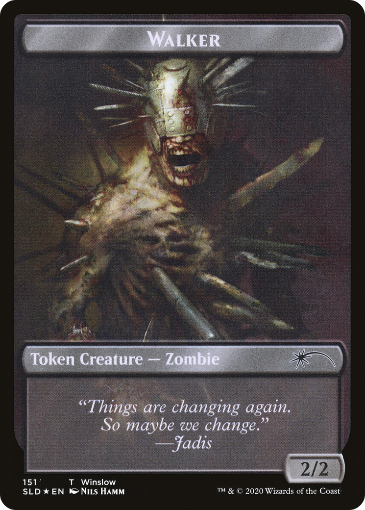 Walker (Winslow // Metal Head) Token (SLD-151)  Foil - Secret Lair Drop
