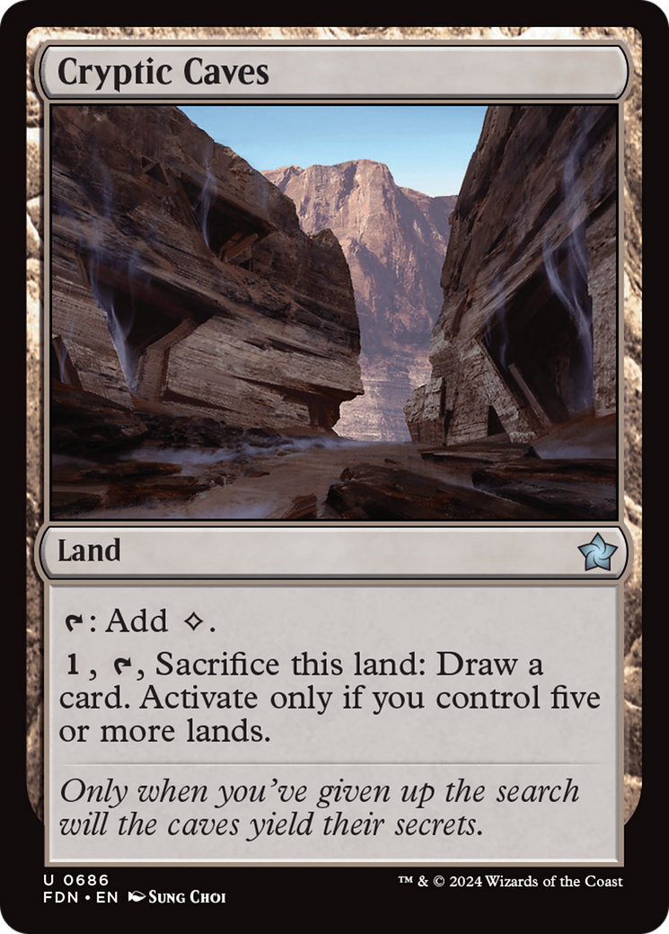 Cryptic Caves (FDN-686)  - Foundations