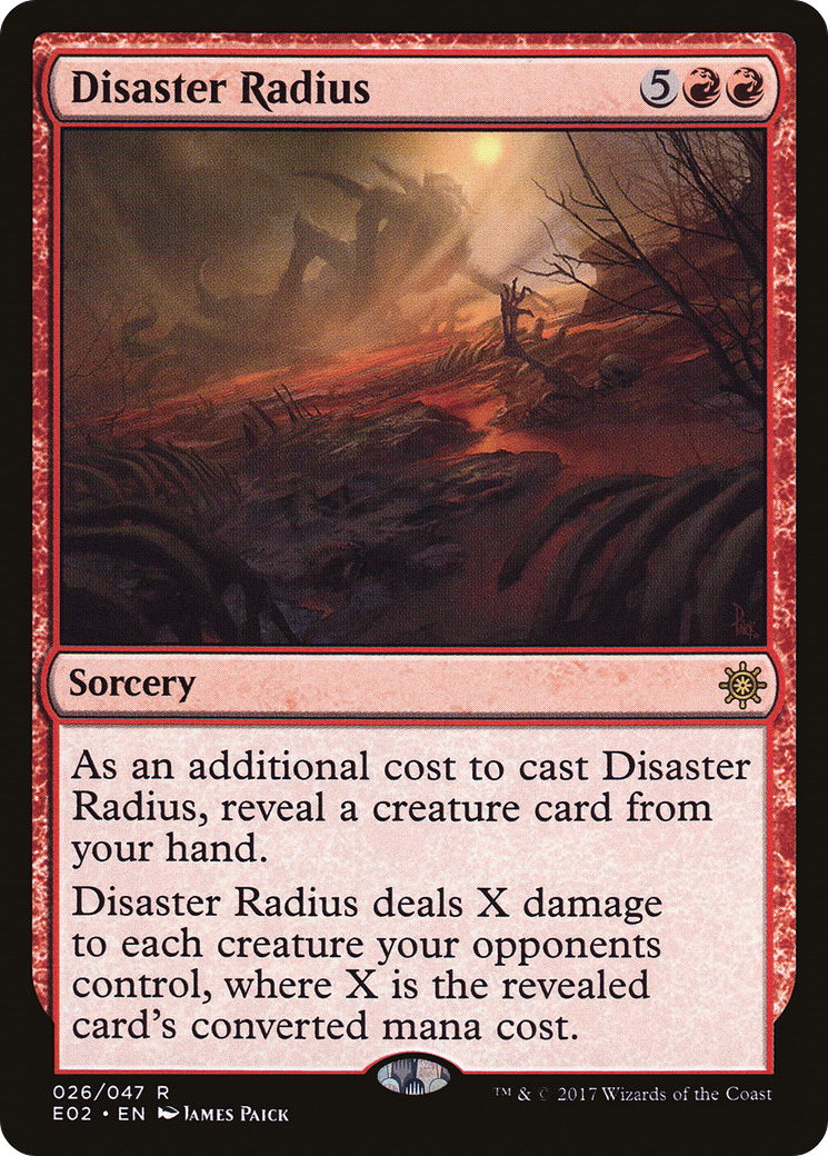 Disaster Radius (E02-026)  - Explorers of Ixalan