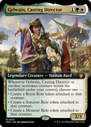 Gylwain, Casting Director (Extended Art) (WOC-037)  Foil - Wilds of Eldraine Commander: (Extended Art)