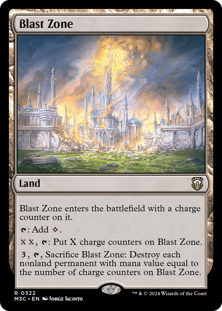 Blast Zone (M3C-322)  - Modern Horizons 3 Commander