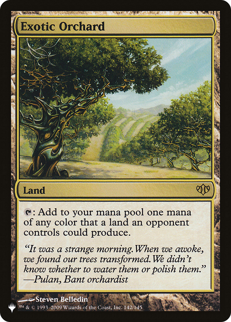 Exotic Orchard (CON) (LIST-CON-142)  - The List