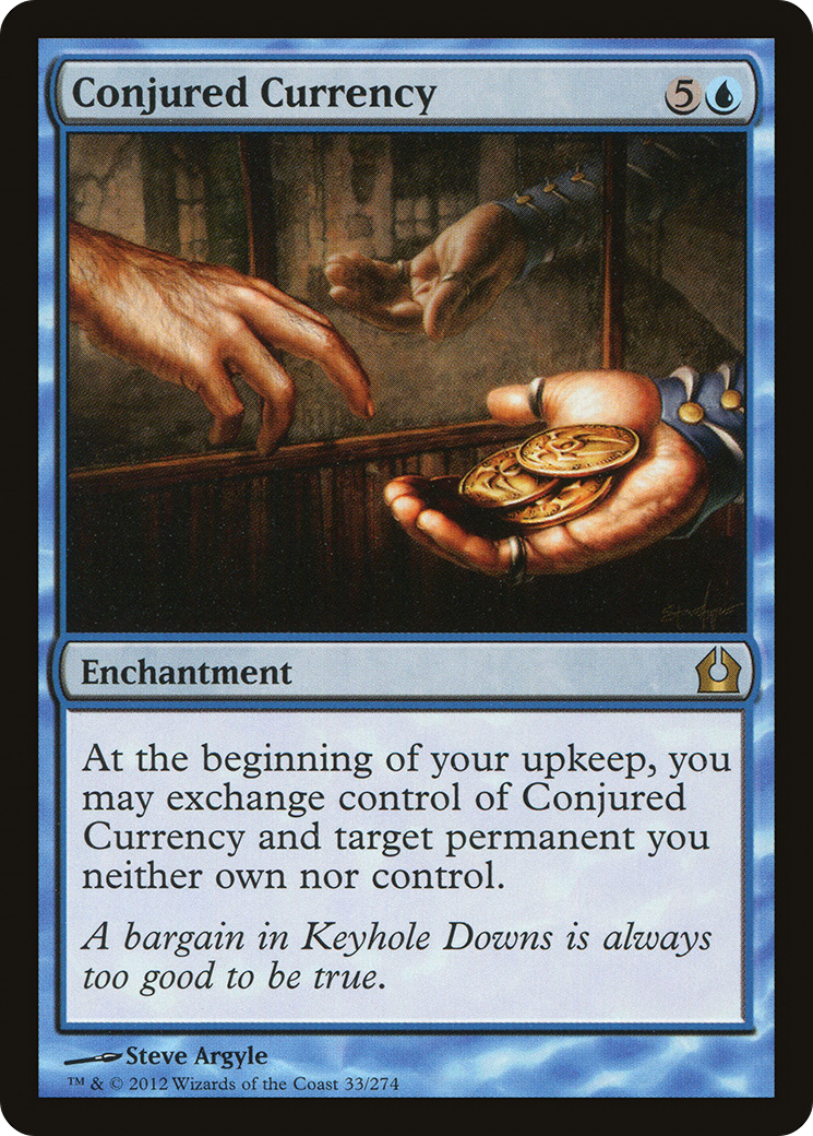 Conjured Currency (RTR-033)  Foil - Return to Ravnica
