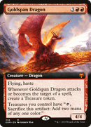 Goldspan Dragon (Extended Art) (KHM-358)  Foil - Kaldheim: (Extended Art)