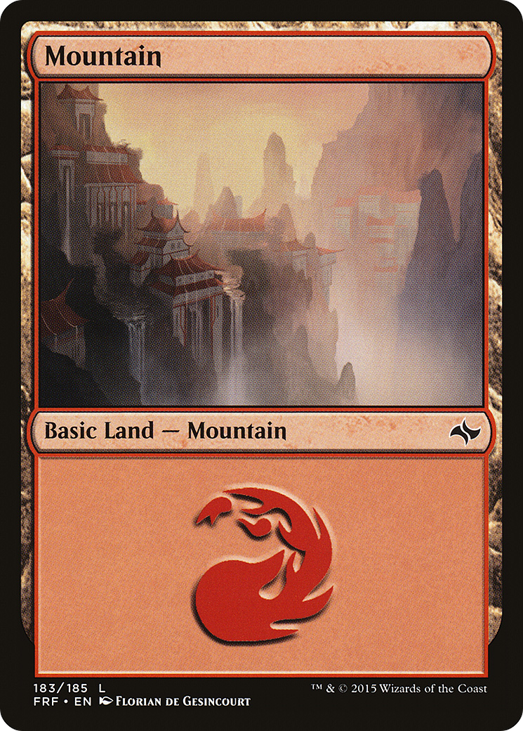 Mountain (183) (FRF-183) - Fate Reforged Foil