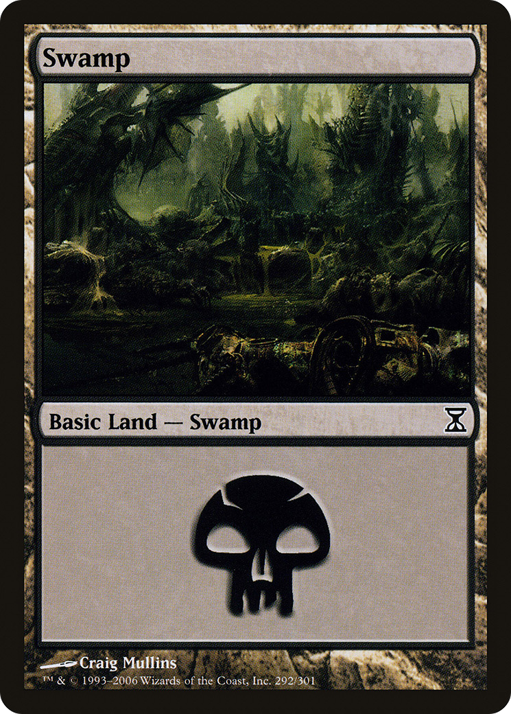 Swamp (292) (TSP-292)  Foil - Time Spiral