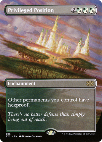 Privileged Position (Borderless) (2X2-385)  - Double Masters 2022