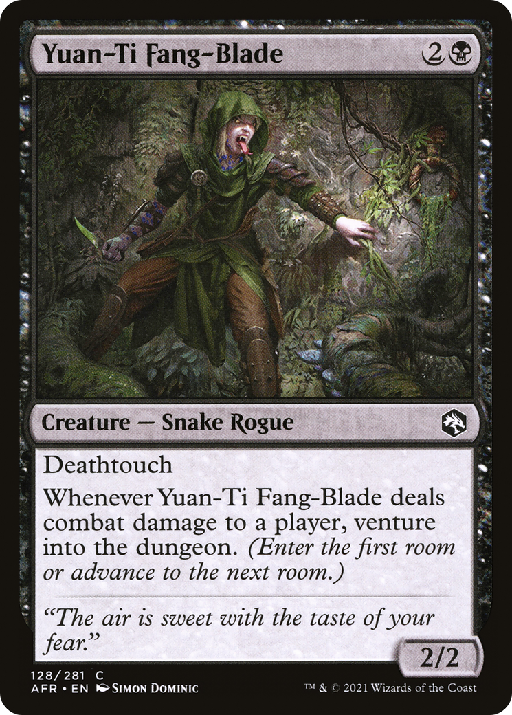Yuan-Ti Fang-Blade (AFR-128)  - Adventures in the Forgotten Realms