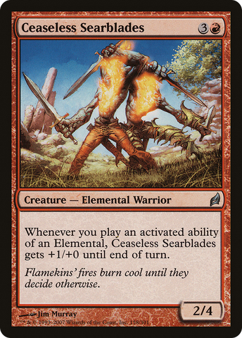 Ceaseless Searblades (LRW-158)  - Lorwyn