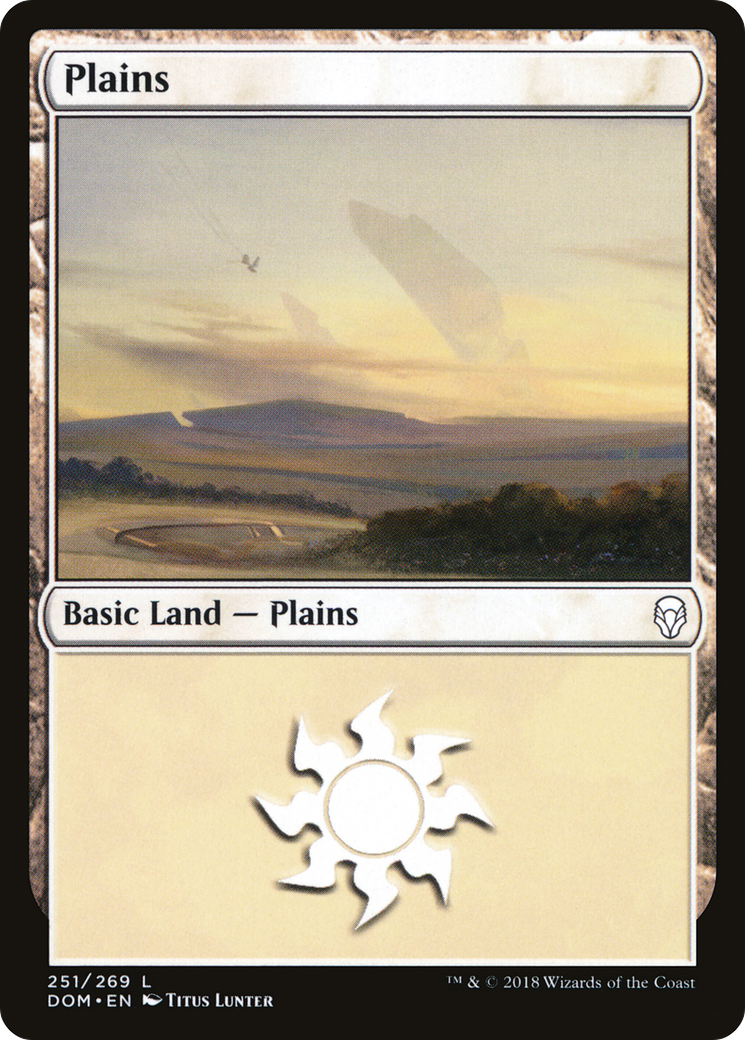 Plains (251) (DOM-251)  Foil - Dominaria
