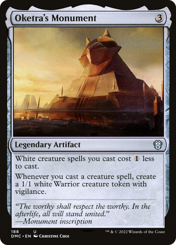 Oketra's Monument (DMC-188)  - Dominaria United Commander