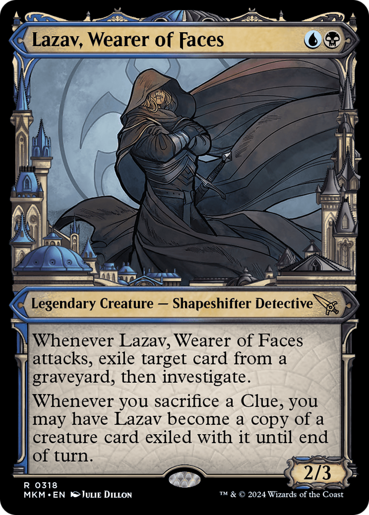 Lazav, Wearer of Faces (Showcase) (0318) (MKM-318)  Foil - Murders at Karlov Manor: (Showcase)