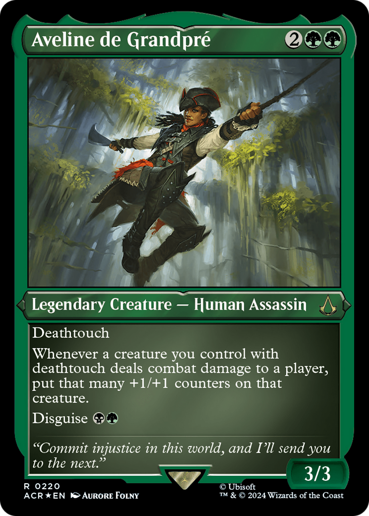 Aveline de Grandpré (ACR-220)  Etched Foil - Assassin's Creed